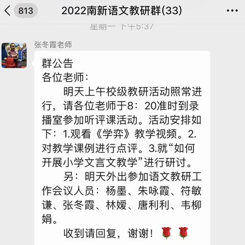 观摩精彩课堂，教研共促成长——三亚市吉阳区南新小学语文教研活动简报