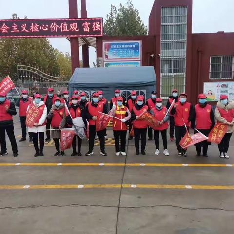 冬日护学岗，撑起平安伞！记召陵区实验中学一二班护学岗