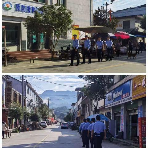 碾子派出所加强国庆安保巡逻防控