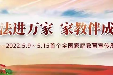 题目：2022年佛冈县机关幼儿园“送法进万家 家教伴成长”亲子沙龙主题活动