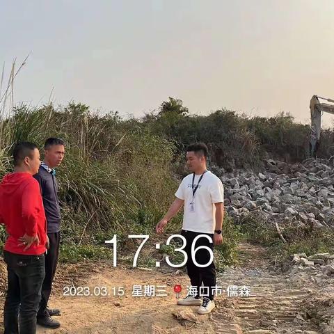 为保护生态环境、建设美丽秀英  市综合行政执法局秀英分局严厉打击涉嫌非法采石行为