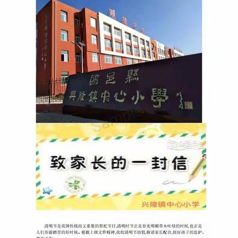 【养成教育之感恩教育】兴隆镇中心小学清明节假期活动展示