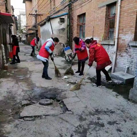 清平办事处东大寺社区开展环境卫生清洁大行动