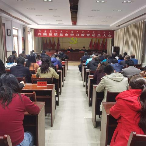 【学党史 开新局】白脑包镇召开党史学习教育动员大会