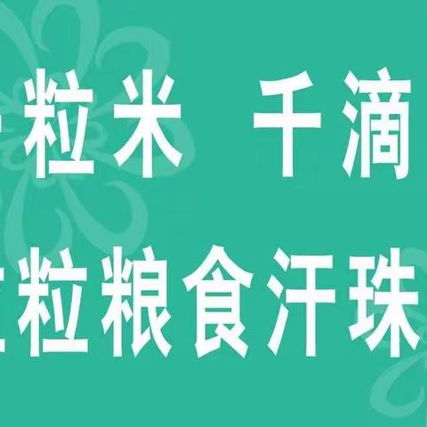 一（2）班第三小队（雄鹰小队）提倡节约粮食人人有责，从我做起：一粒米,一滴汗,粒粒粮食汗珠换