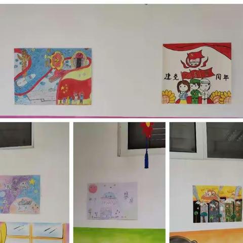 马道幼儿园“庆建党100周年”绘画作品展