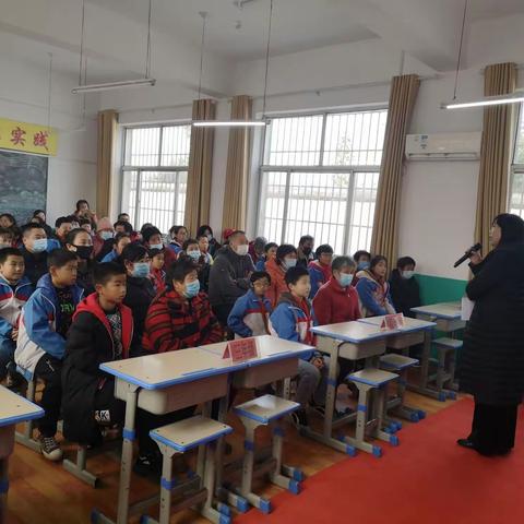 家校共育   携手前行——彭集街道海子小学期中考试家长会