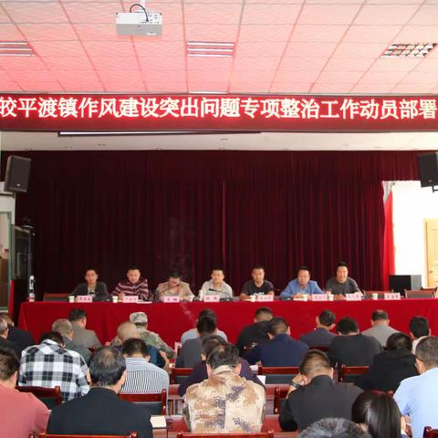 皎平渡镇召开作风建设突出问题专项整治工作动员部署会