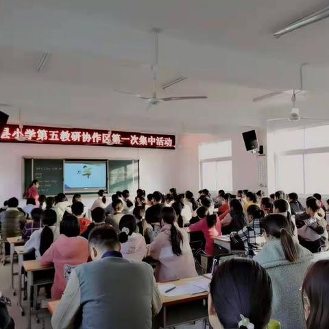 冬意渐起，教研正浓——淮滨县小学第五协作区英语教研活动