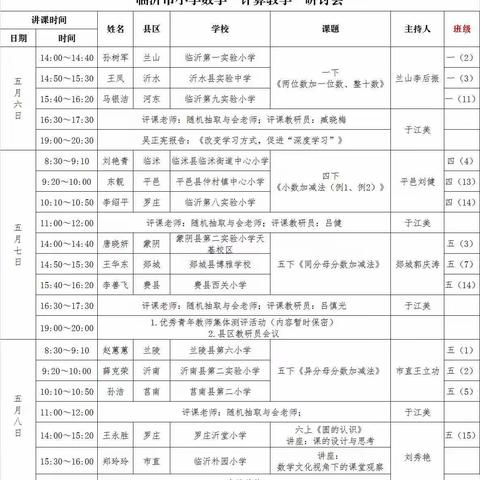 学无止境、教无止境、研无止境——记临沂市小学数学“计算教学”专项研讨会