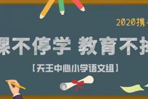 “停课不停学，教育不掉线”——天王中心小学语文老师用爱心和耐心畅通学子“宅”学路