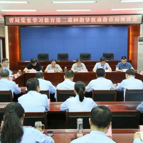 省局党史学习教育第二巡回指导组深入商洛市税务局检查指导工作