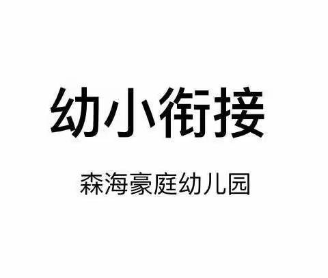 成长在最美路上——森海豪庭幼儿园大班“幼小衔接”线上家长会