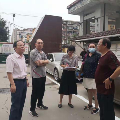 区委常委宣传部长魏永辉到彭后街道督导文明城创建工作