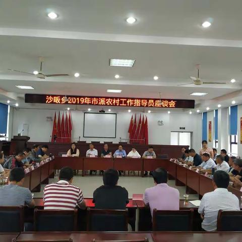 【凝聚集体智慧 共谋农指工作 】沙畈乡召开市派第一书记座谈会