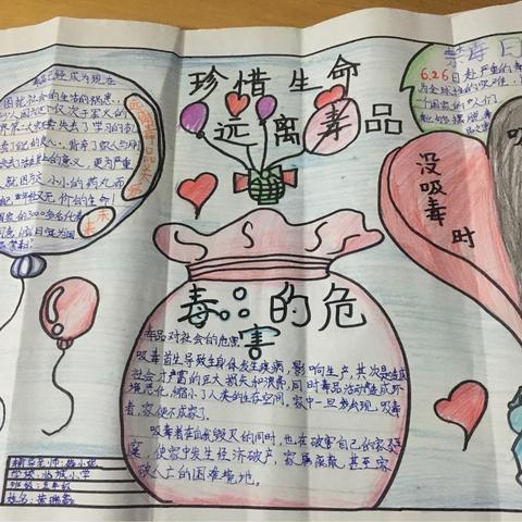 北城小学第二周“健康心灵和谐校园”活动之“毒品预防教育”