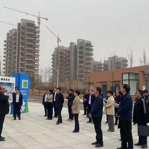 临汾市考察团调研城北初中义务教育优质均衡创建工作