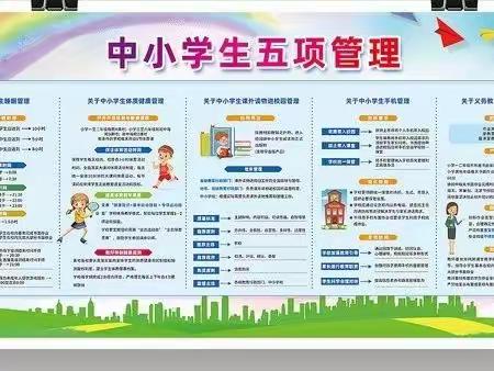 【龙山学区】中心小学落实“五项管理”要求暑假安排