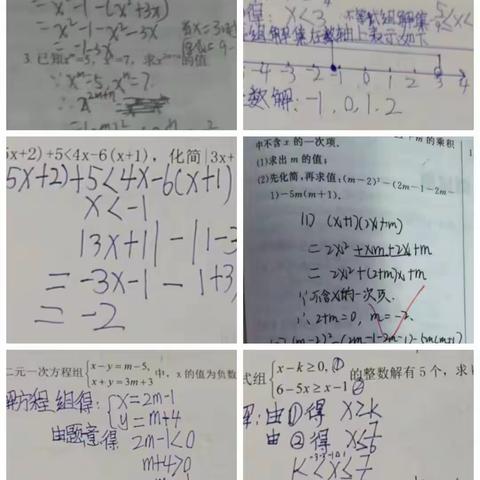 齐心协力助成长，一片芳华向未来——记围子初中暑假数学作业调度