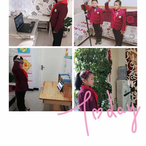 期待春暖花开 重返和美校园——徽县实验小学二一班线上升旗仪式