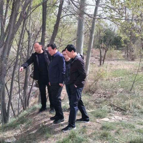 长治分局崔局长一行对壶关段水毁工程进行督导检查