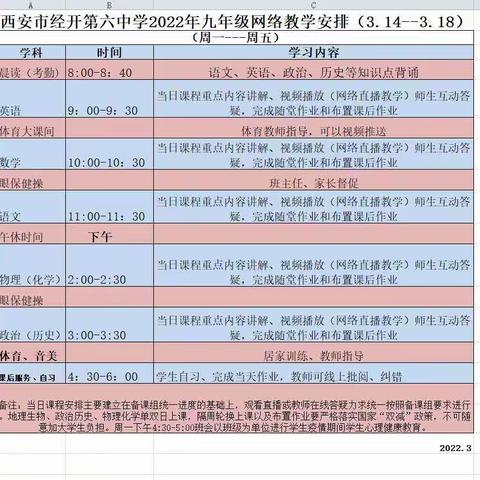 你我同行战疫情，携手共进学不停——西安市经开第六中学九年级数学备课组“停课不停学”教学活动实录