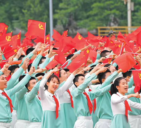 “请党放心，强国有我”乌丹第五小学主题班队会