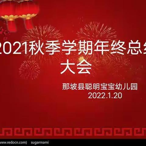 行而不辍，未来可期—那坡县聪明宝宝幼儿园期末总结大会