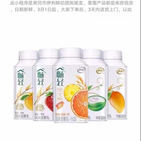 黄冈伊利与你同行（低温酸奶）