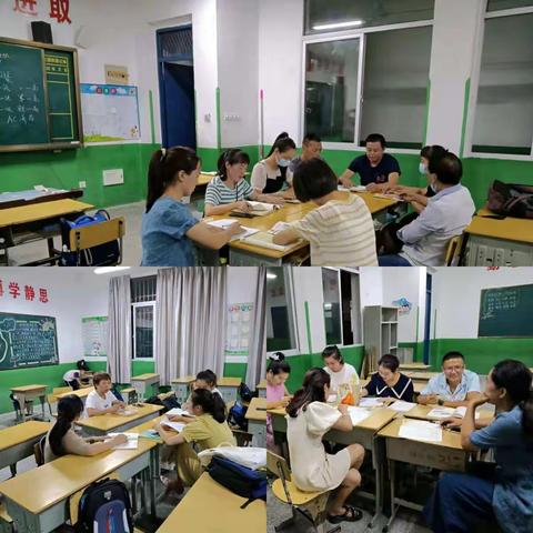 广平中小铭栋片开展语文组集体备课活动