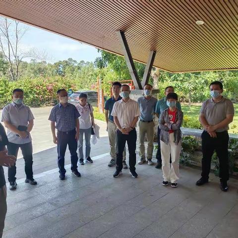省生态环境厅伍晓红副厅长带队到昌江调研帮扶“两山”转化试点工作