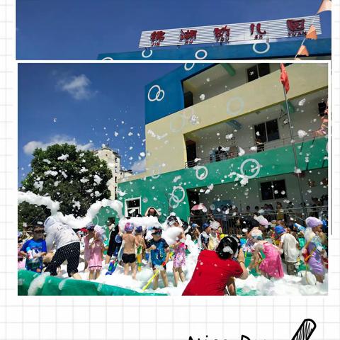 “清凉一夏，戏水派对”——锦湖幼儿园打水仗活动精彩记录