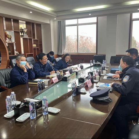 公安鄠邑分局副局长衡文龙前往惠安集团开展走访“两代表一委员”工作