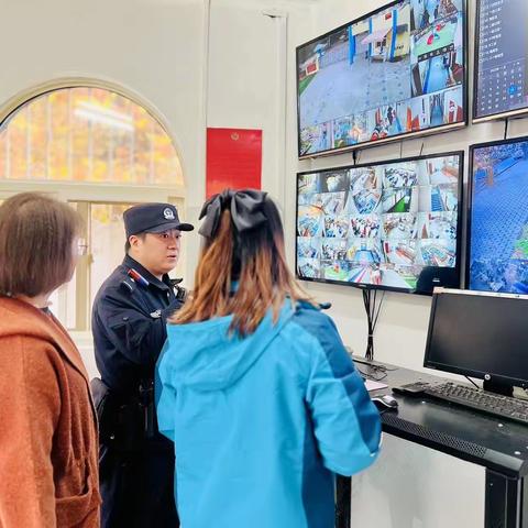 公安鄠邑分局惠民路派出所开展校园安全检查