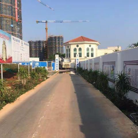 县住建局、县质监站联合做好博鳌亚洲论坛2018年年会期间我县在建工地环境综合整治工作