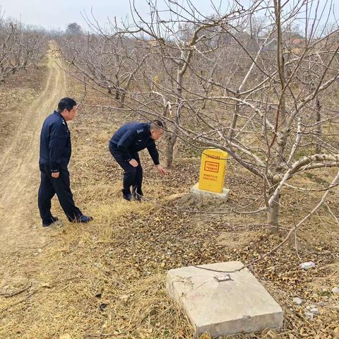 2023年3月7日，我市国保大队根据上级安排，对辖区店张街道办的输油管道进行了巡查，确保我辖区管道安全。