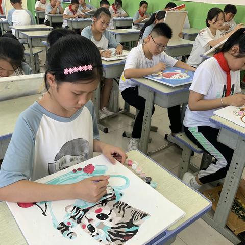 千变万画，美丽绽放——灞桥区官厅小学六年级二班社团活动纪实