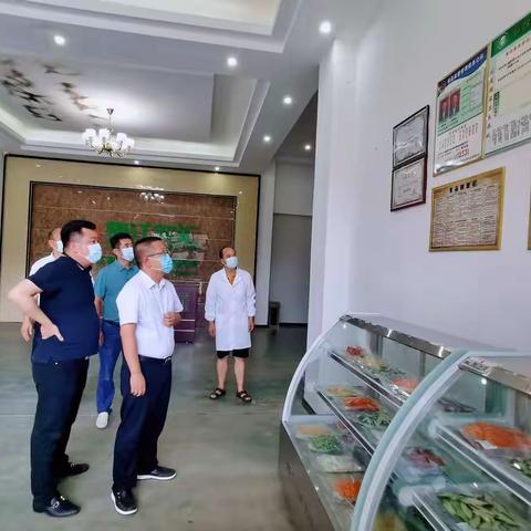 阳瞻副县长深入湖南锦江农汇通道分公司调研参观