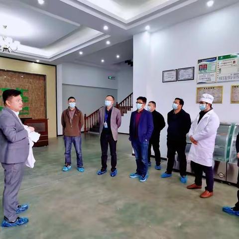 联合调研组到锦江农汇通道分公司调研通道县中小学集约化供餐工作