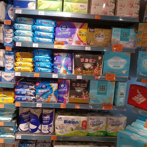 日化纸品+湿巾+卫品+成人尿裤等