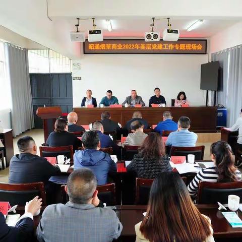 全市烟草商业2022年基层党建工作专题现场会