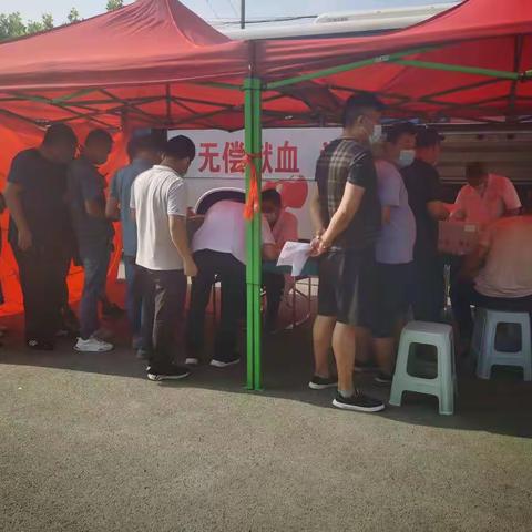 无偿献血 传递爱心 颜庄街道开展无偿献血活动