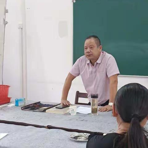 汉川市老年大学绘画提高班师生作品展