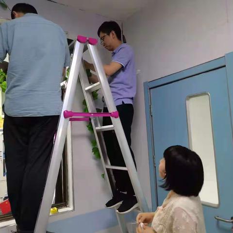 创建办、质控办6S改造第四天之为生活增添一抹绿色