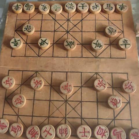 和爷爷一起下象棋