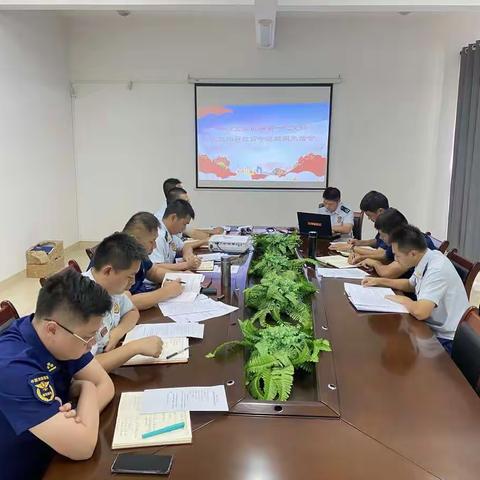 洋浦支队党委成员分赴联系点参加党史学习教育专题组织生活会