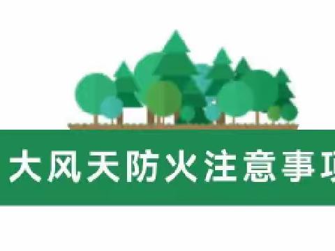 大风天气风险预警提示