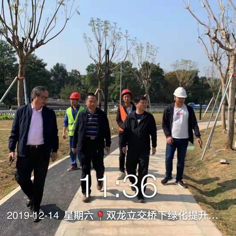 市政园林科组织专家指导花城建设绩效考核项目