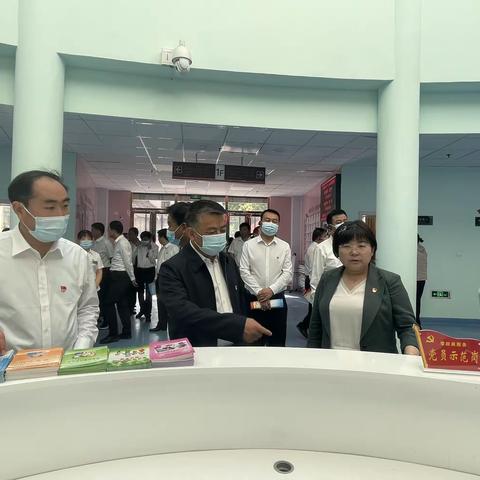 “党旗飘•护佑人民健康”——全县基层党建工作现场观摩会走进县妇计中心
