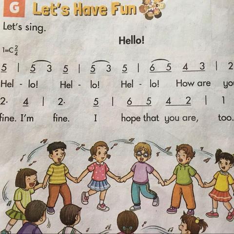 Let’s sing a song 《Hello》